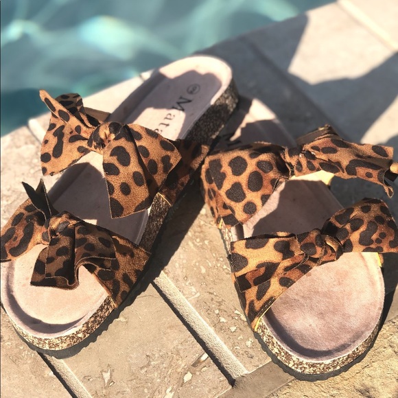 CYBER WEEK: $25 Cute Leopard Slides - Picture 2 of 2